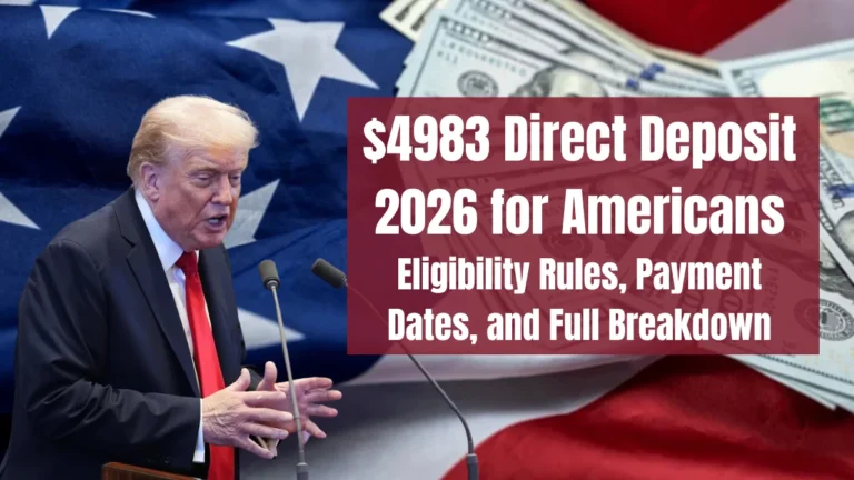 $4983 Direct Deposit 2026