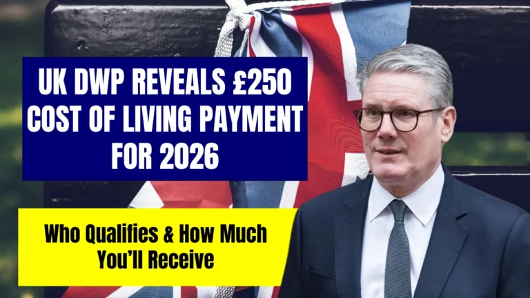 DWP £250 Cost of Living Payment